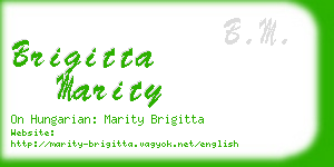 brigitta marity business card